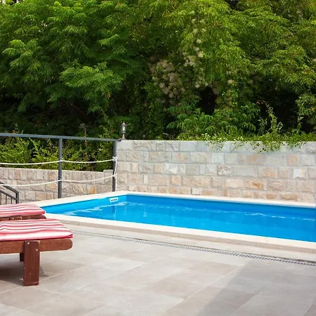 19th Century Stone Art With Pool & 360 Sea View Terrace In Nature Park Villa Makarska