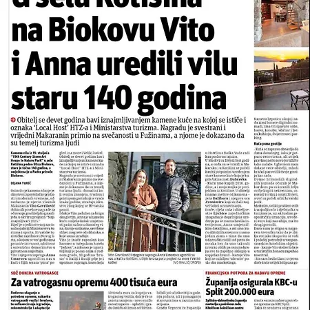 19th Century Stone Art House In Nature Park Makarska