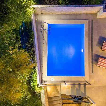 19th Century Stone Art With Pool & 360 Sea View Terrace In Nature Park Villa *