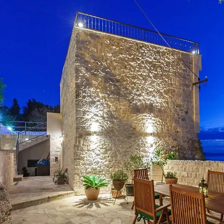 19th Century Stone Art With Pool & 360 Sea View Terrace In Nature Park Villa *
