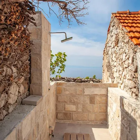 19th Century Stone Art With Pool & 360 Sea View Terrace In Nature Park Villa *