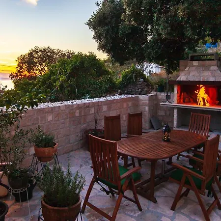 19th Century Stone Art With Pool & 360 Sea View Terrace In Nature Park Makarska